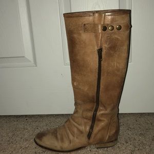 Tall tan boots